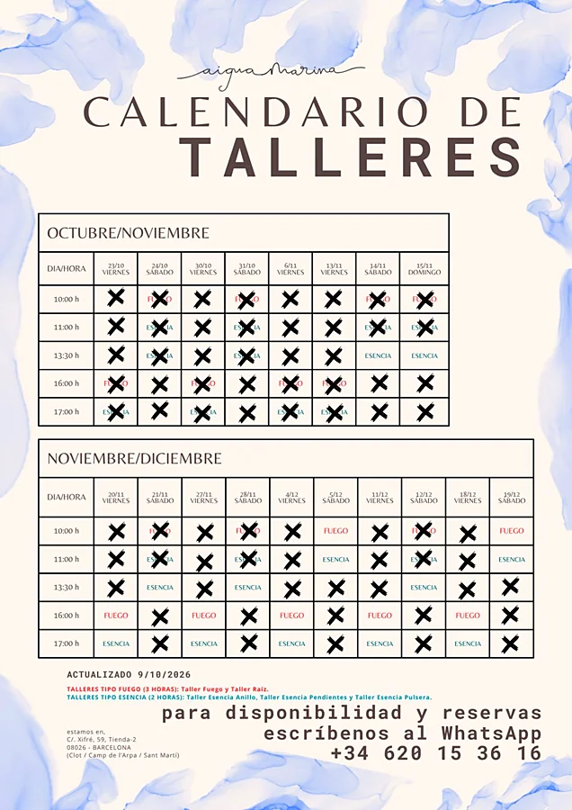 Recreación ilustrativa: Forja una joya en un taller de aiguaMarina