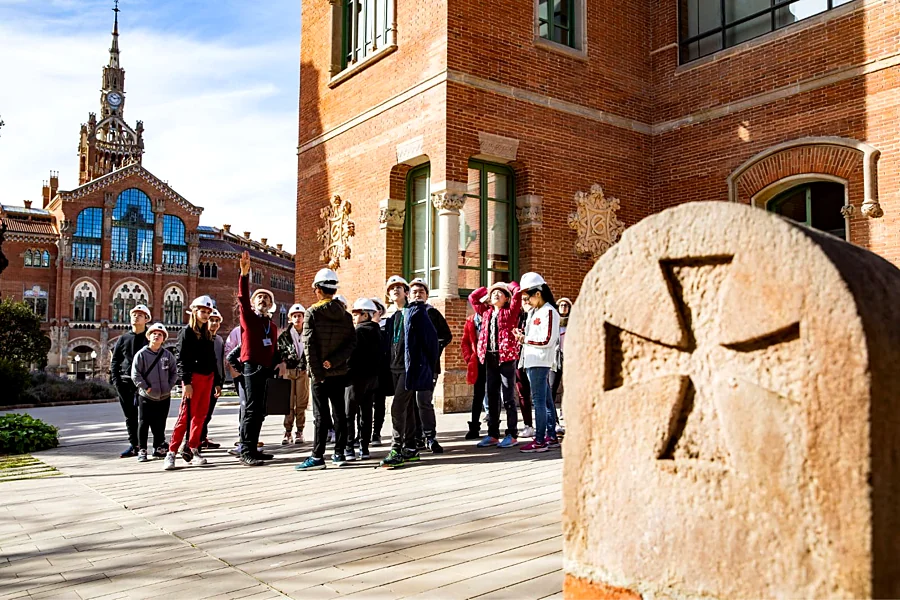 Recreación ilustrativa: Sant Pau modernista, contado por sus propios guías