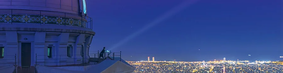 Recreación ilustrativa: Tras la cúpula del Observatori Fabra: ciencia y vistas de Barcelona