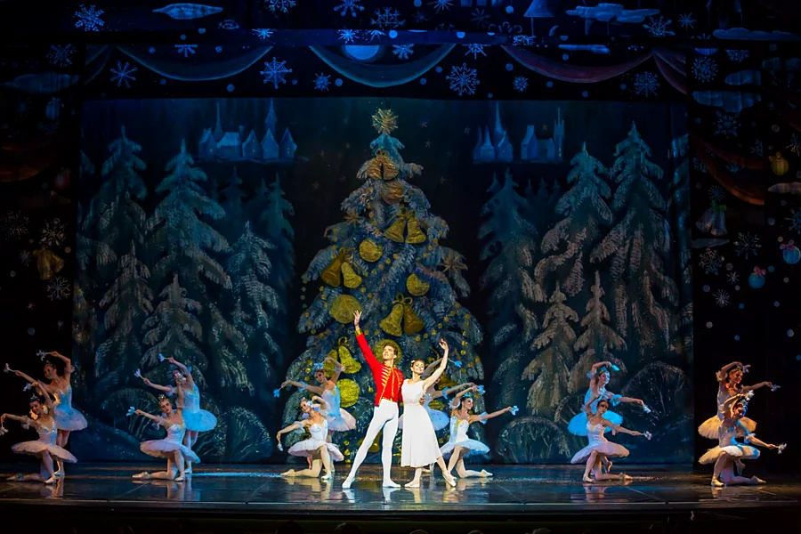 Recreación ilustrativa: El Cascanueces, por el Tchaikovsky National Ballet