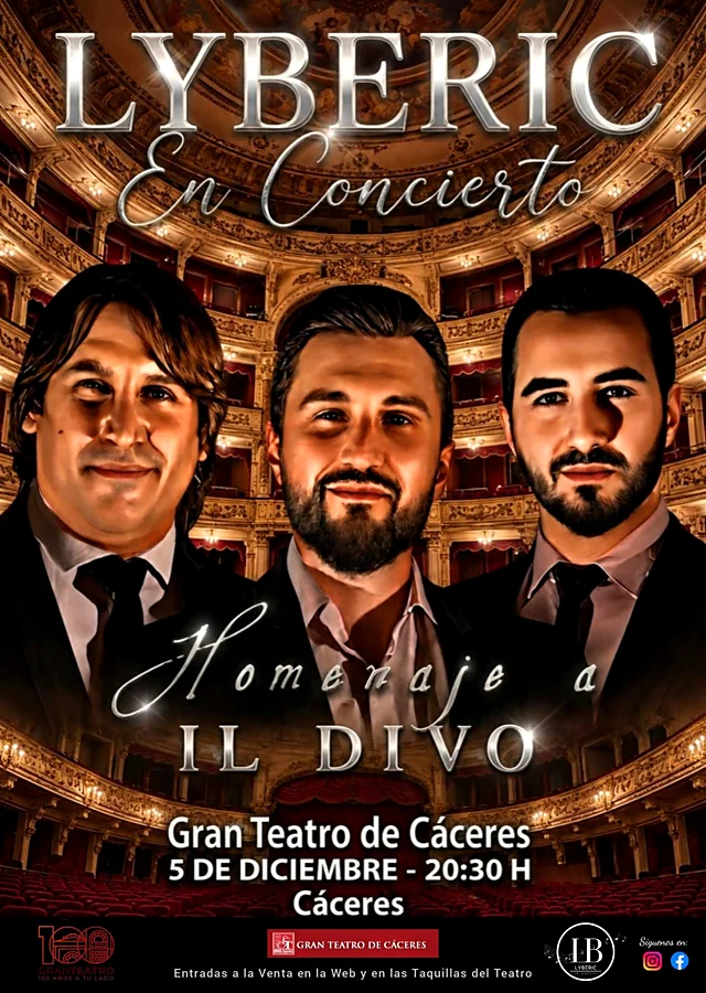 Recreación ilustrativa: LYBERIC: homenaje lírico a IL DIVO
