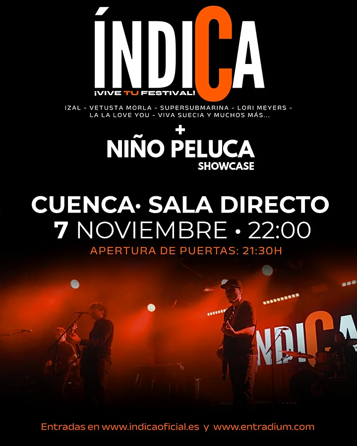 Recreación ilustrativa: Índica + Niño Peluca en Sala Directo