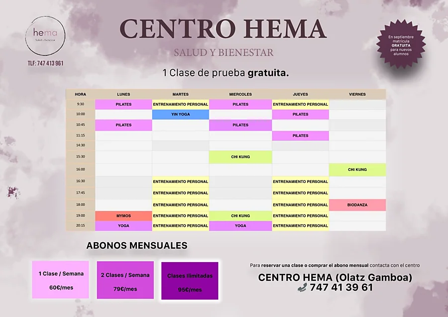 Recreación ilustrativa: Sesión de yoga Vinyasa, Yin o Hatha en Centro Hema