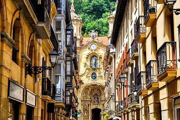 Recreación ilustrativa: Free tour por el casco viejo de Donostia
