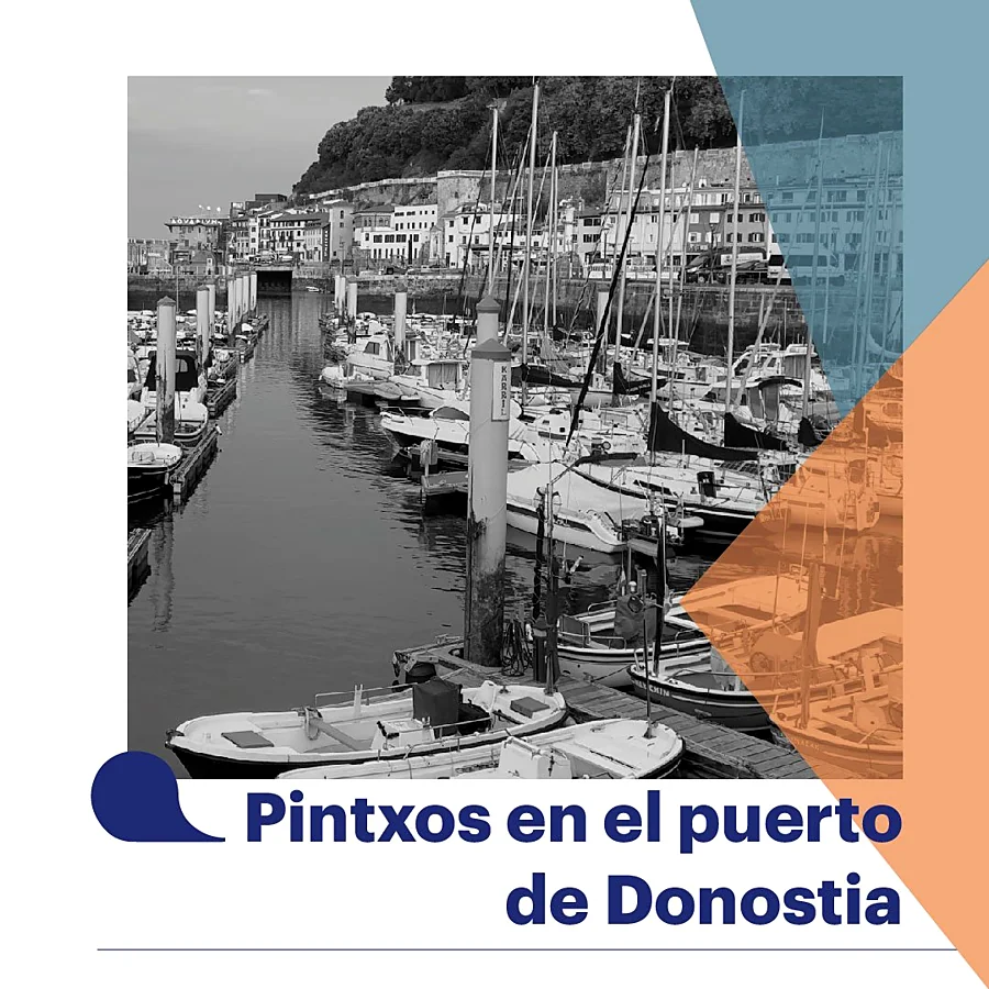 Recreación ilustrativa: Pintxos en el puerto: barco pesquero y pescado de temporada