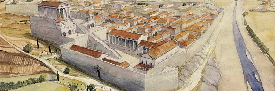Recreación ilustrativa: Gerunda: Girona en época romana