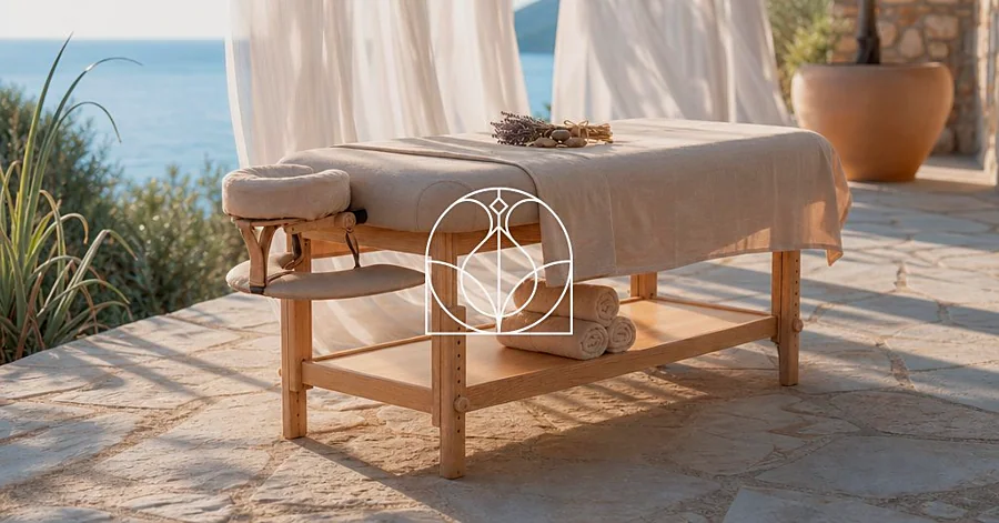 Recreación ilustrativa: Aroma & Relax: masaje con aromaterapia personalizada