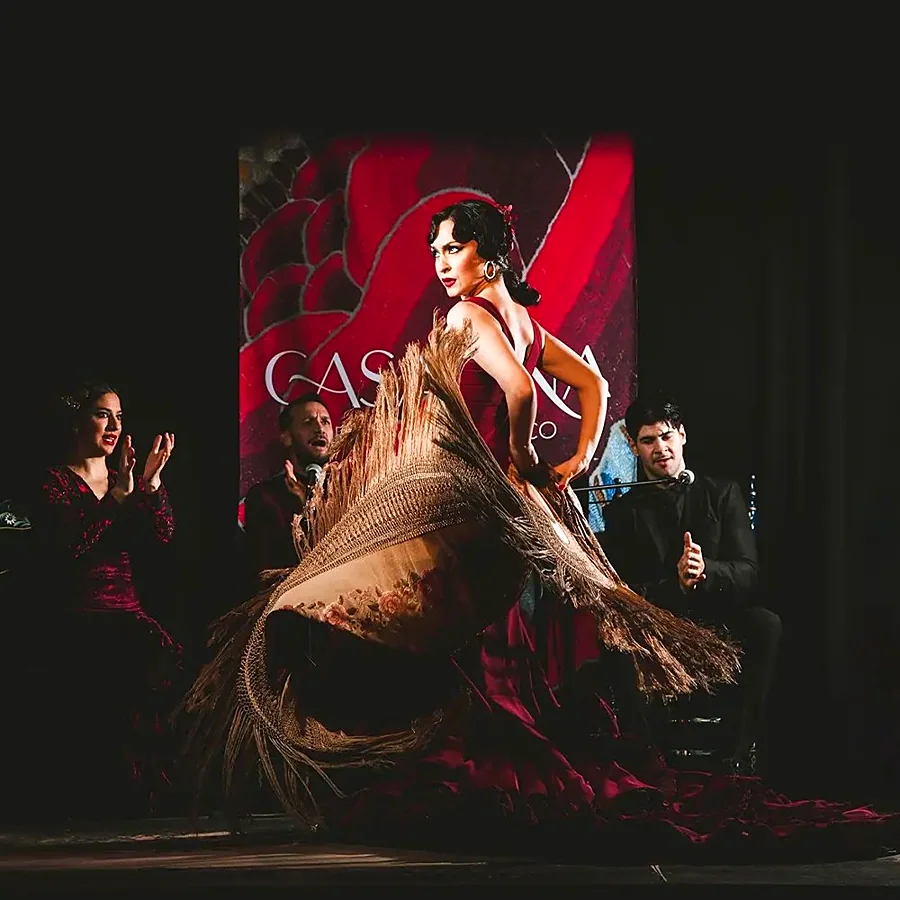 Recreación ilustrativa: Flamenco en el tablao Casa Ana