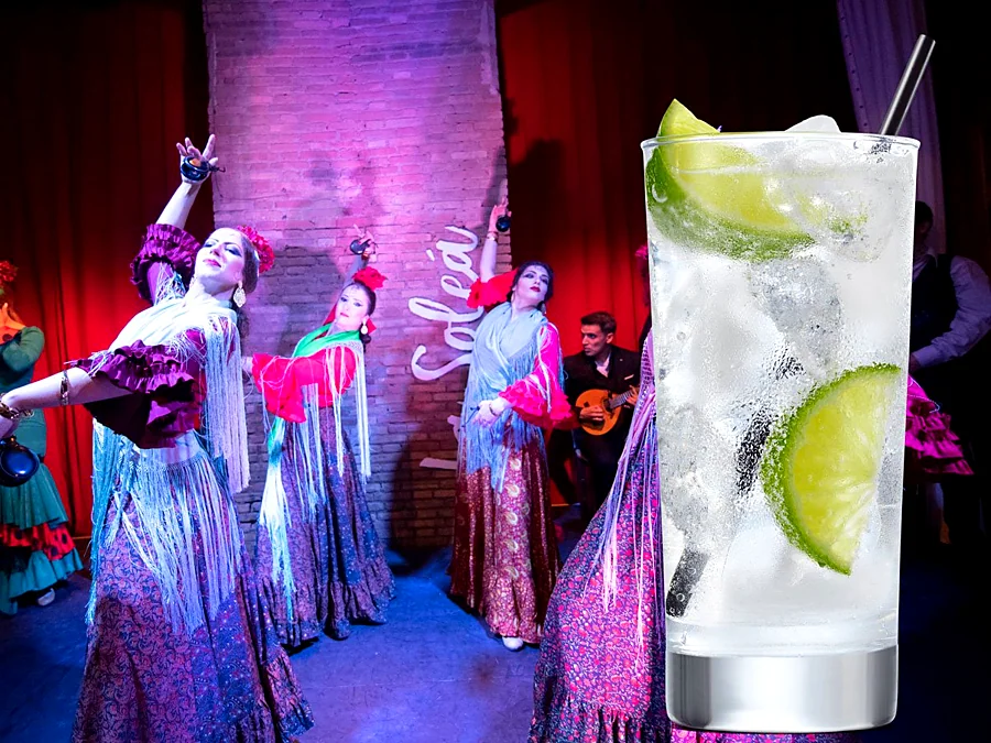 Recreación ilustrativa: Espectáculo flamenco en Tablao La Soleá
