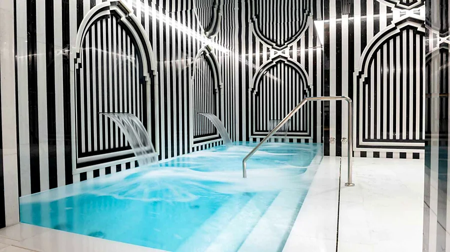 Recreación ilustrativa: Circuito de aguas con sauna y hammam en Wellness Boutique