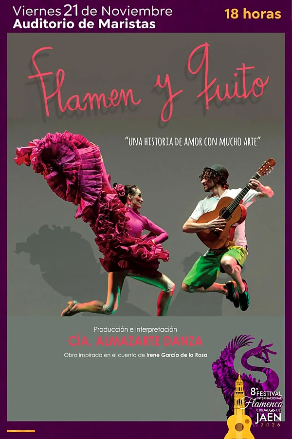 Recreación ilustrativa: Flamen & Quito, de Almazarte Danza