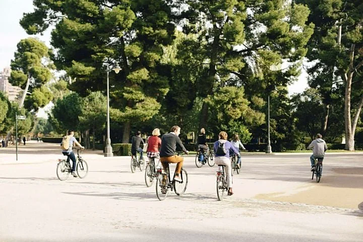 Recreación ilustrativa: Madrid Verde en bicicleta: Retiro, Manzanares y Casa de Campo