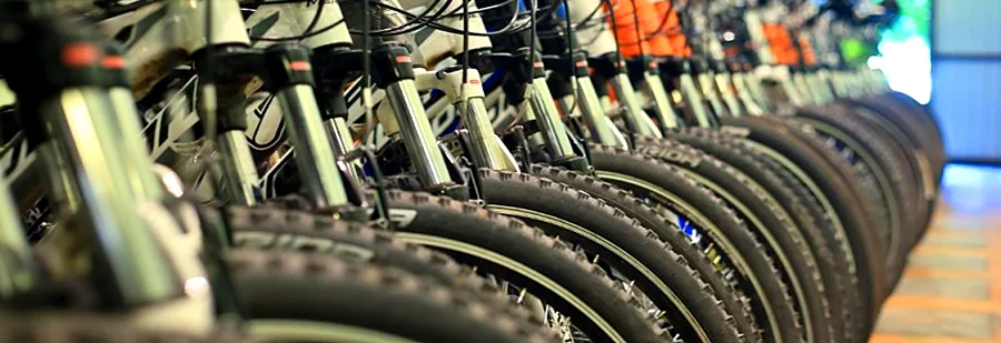 Recreación ilustrativa: Alquiler de bicicleta de montaña o paseo en Oviedo