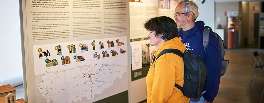 Recreación ilustrativa: Visita guiada al Centro del Prerrománico Asturiano