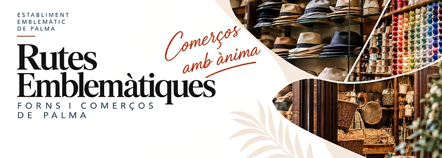 Recreación ilustrativa: La Ciudad Baja y sus comercios emblemáticos, con PalmaActiva