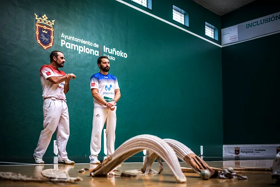 Recreación ilustrativa: Ruta por la historia de la pelota vasca en Pamplona