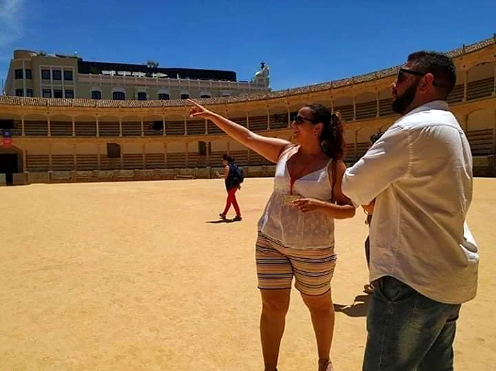 Recreación ilustrativa: Ronda y Plaza de Toros con Claudia Valle