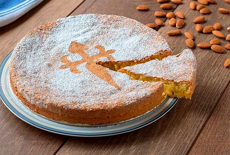 Recreación ilustrativa: Aprende a preparar empanada gallega o tarta de Santiago