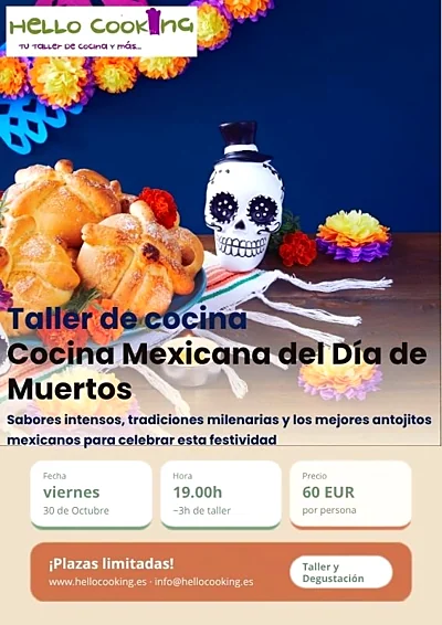 Recreación ilustrativa: Cocina mexicana para el Día de Muertos