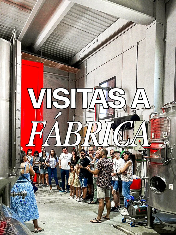 Recreación ilustrativa: Visita a la fábrica SanFrutos con cata de cervezas