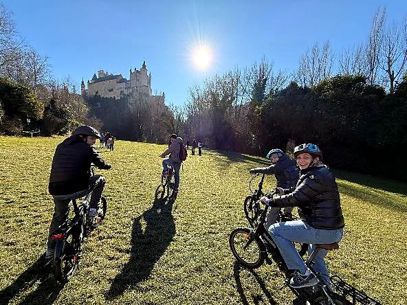 Recreación ilustrativa: Segovia en e-bike: senda de los Molinos y Alameda del Parral