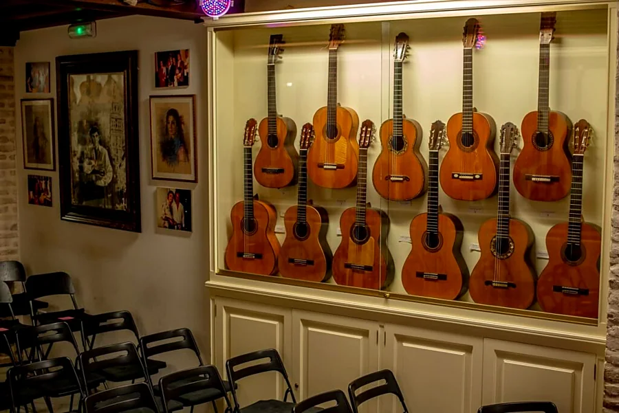 Recreación ilustrativa: Cante, baile y guitarra en Casa de la Guitarra