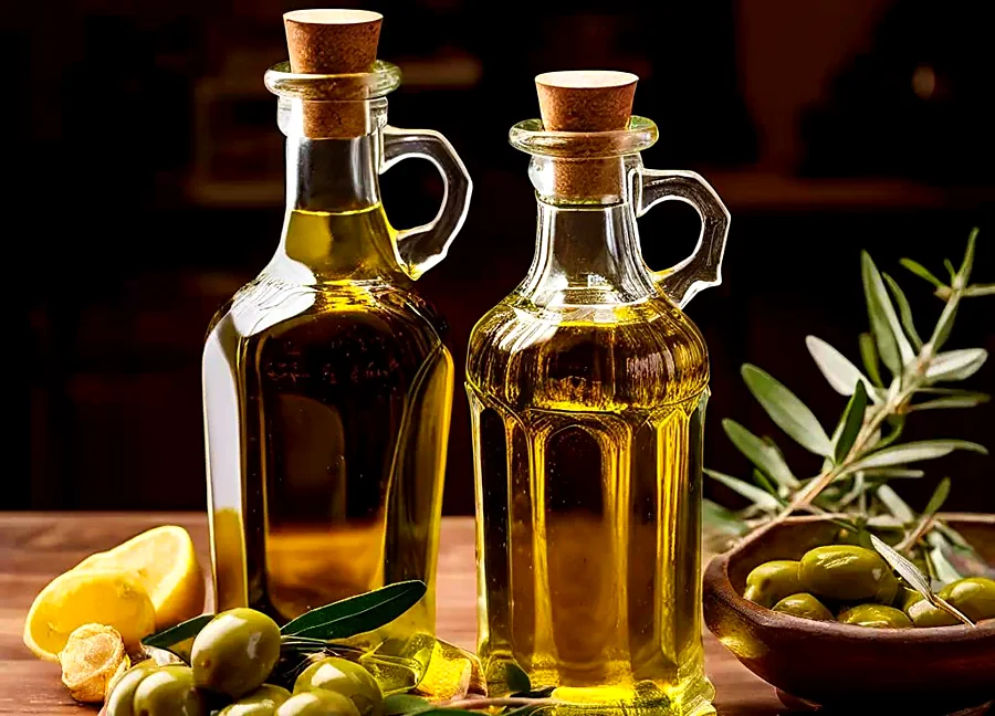 Recreación ilustrativa: Cata de cuatro aceites de oliva en el centro de Sevilla