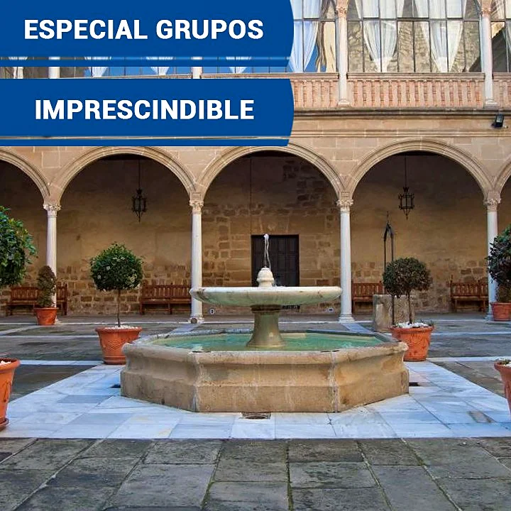 Recreación ilustrativa: Úbeda extramuros: iglesias, casas históricas y Hospital de Santiago