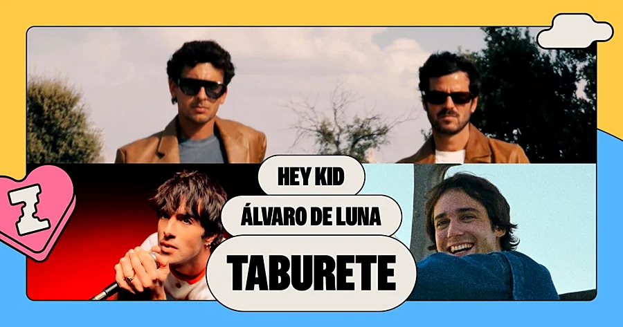 Recreación ilustrativa: Taburete, Álvaro de Luna y Hey Kid en Espacio Zity