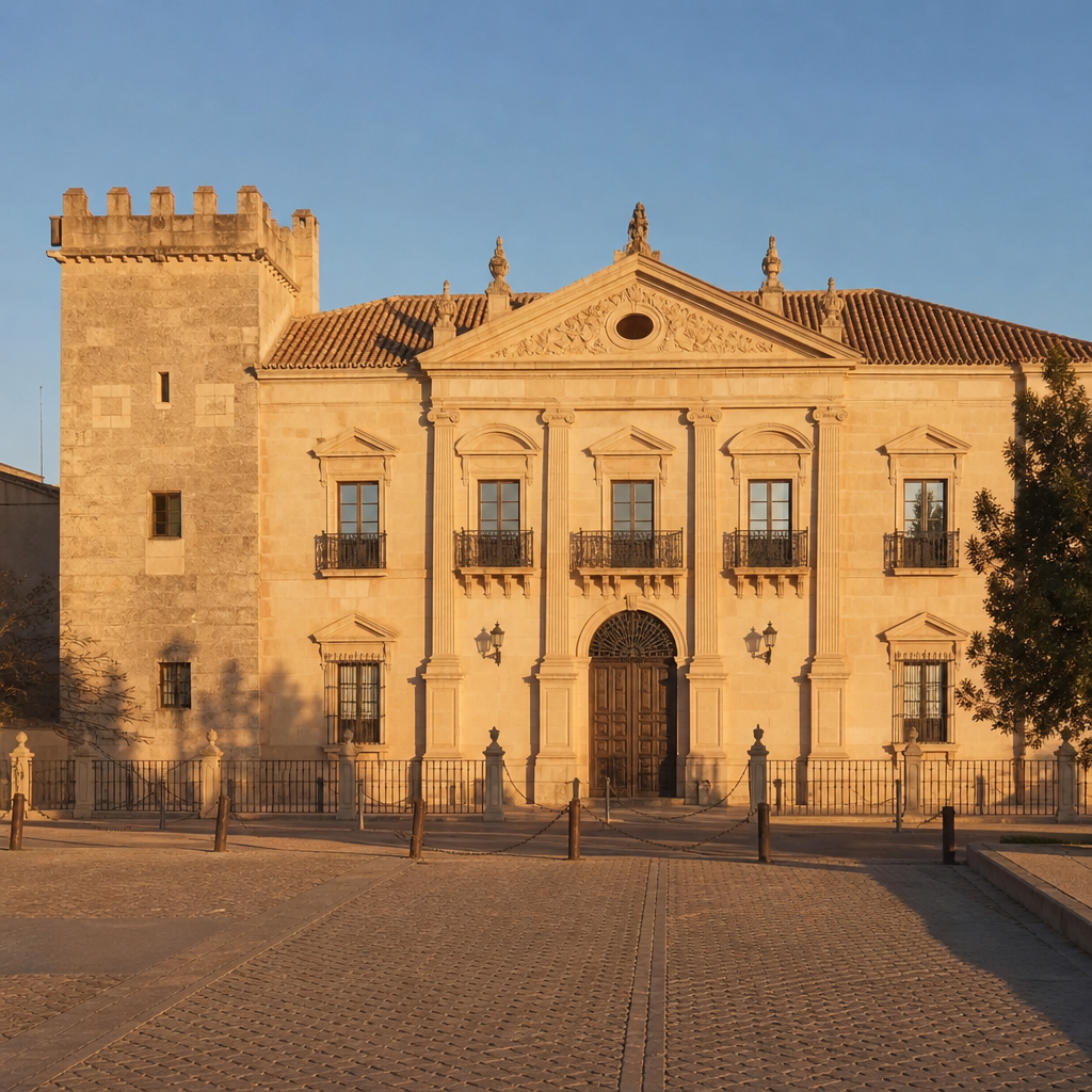 Entrada del Palacio Ducal de Fernán Núñez rehabilitado