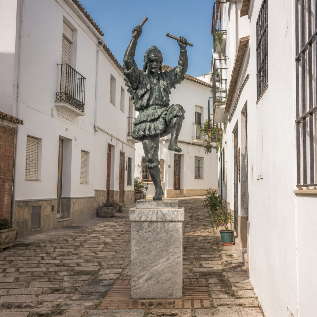 Escultura del Loco en Fuente Carreteros: audioguía y qué ver