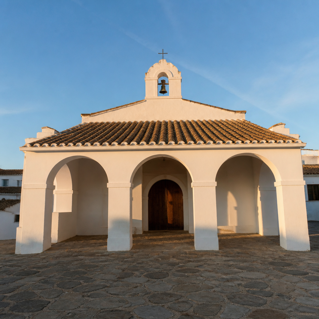 Soportal de tres arcos de la Ermita de San Sebastián de Fuente Obejuna