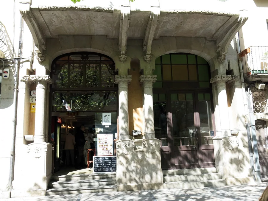Antiguo Café Norat en la Rambla de la Llibertat de Girona