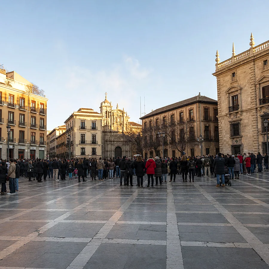 Recreación ilustrativa: Fiesta de la Toma de Granada