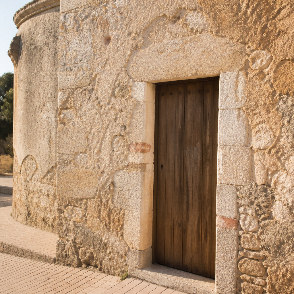 Puerta lateral de la Ermita de la Virgen de Guía, Villanueva del Duque