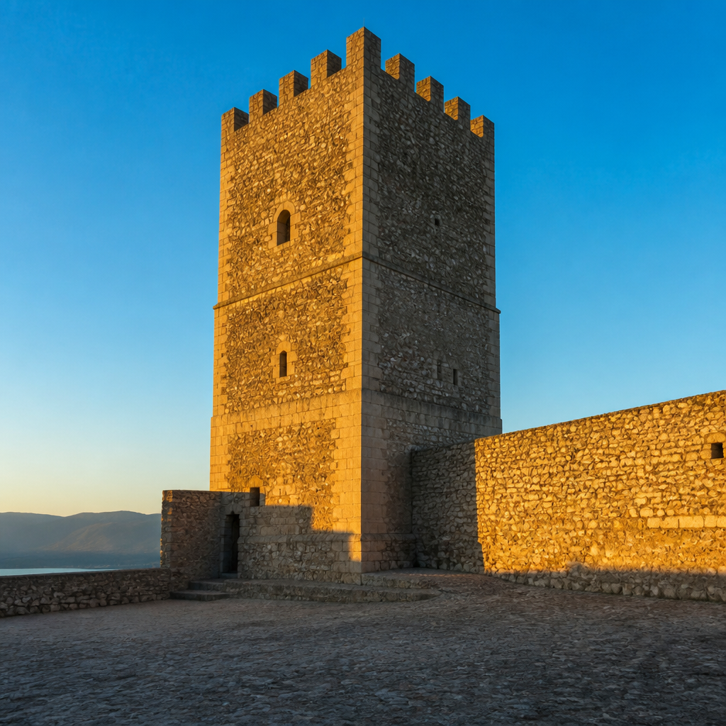 Torre del Homenaje del Castillo de Iznájar (Hisn-Ashar) restaurada