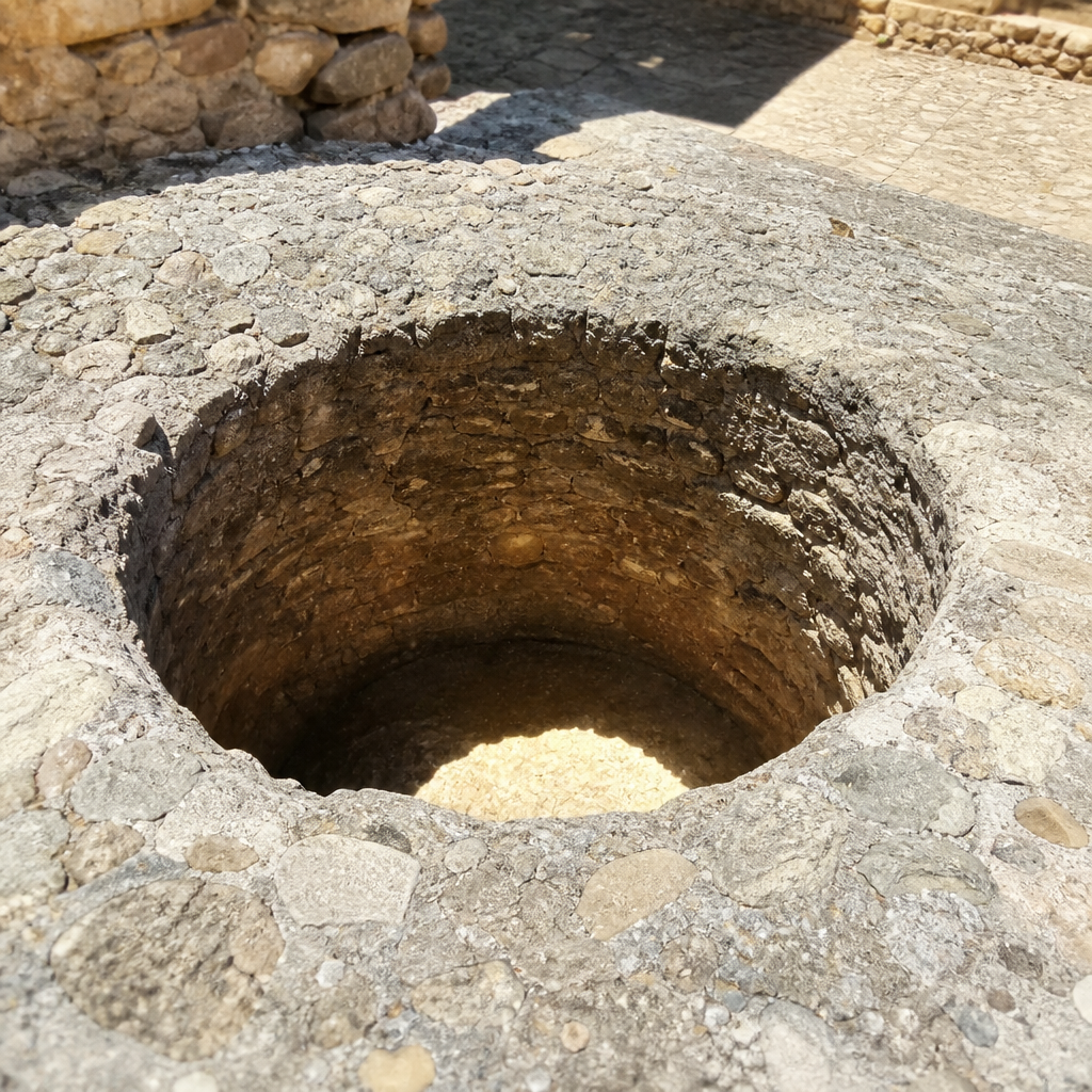 Aljibe del Castillo de Iznájar (Hisn-Ashar) en Iznájar