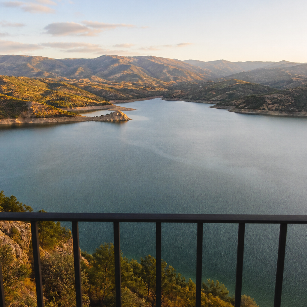 Mirador de Las Peñas sobre el embalse, Iznájar turismo