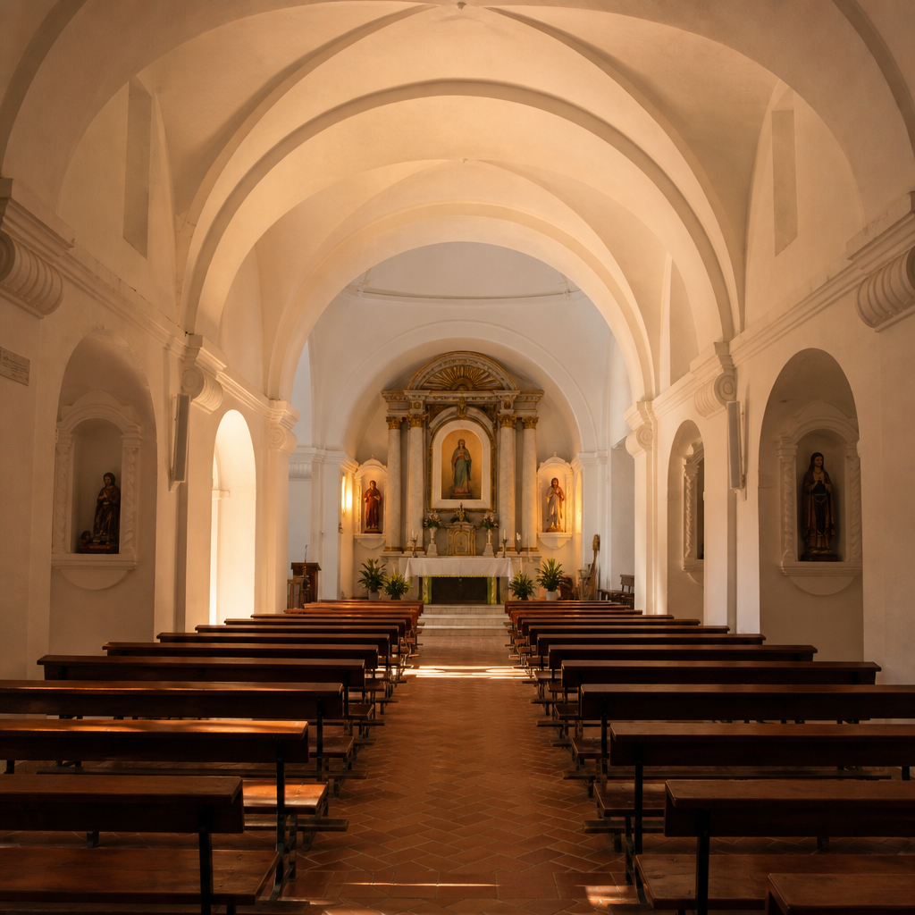 Nave de la Ermita de la Antigua de Iznájar, qué ver en Iznájar