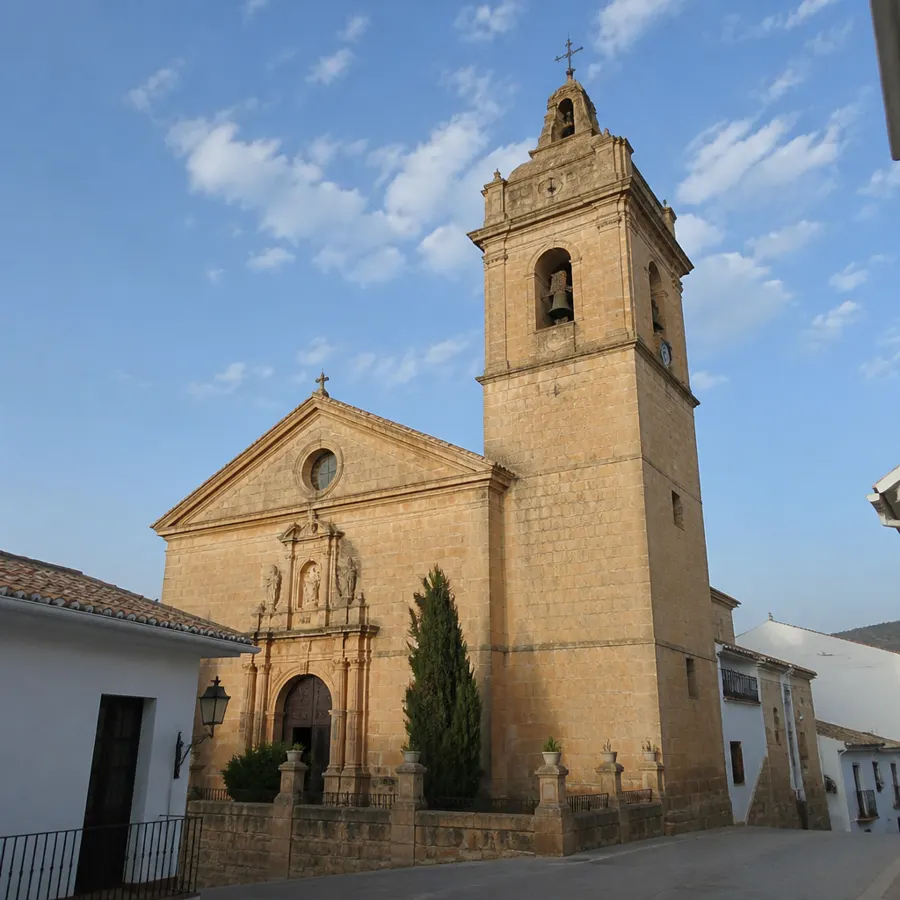 Recreación ilustrativa: Iglesia Parroquial de Santiago Apóstol de Iznájar: audioguía y qué ver