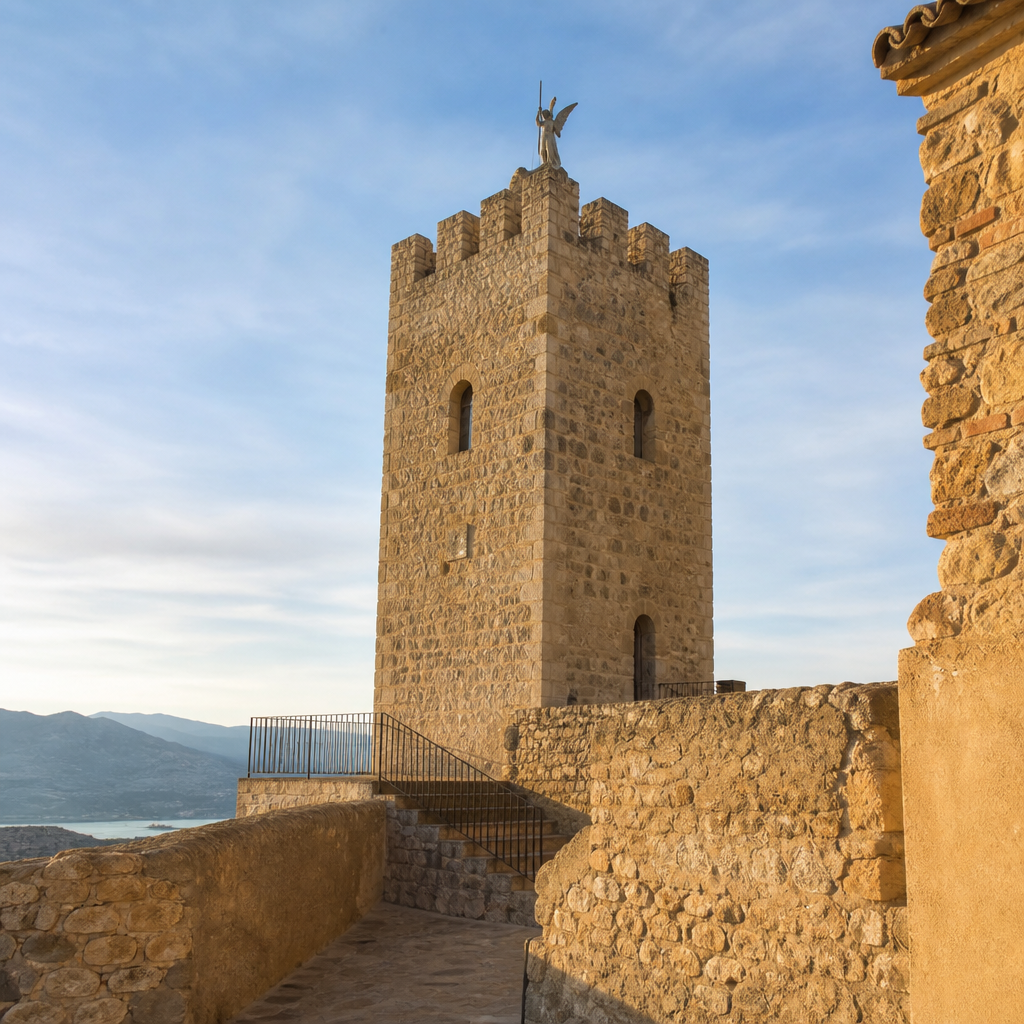 Torre de San Rafael en Iznájar: audioguía de la torre, la casa cueva y el Patio de las Comedias