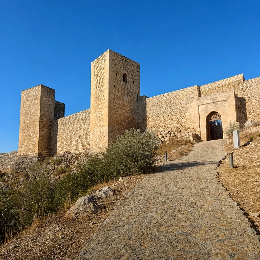 Recreación ilustrativa: Castillo de Santa Catalina