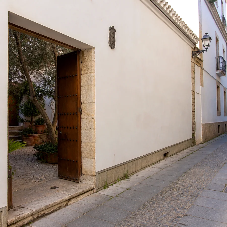 Recreación ilustrativa: Calle Santa Cruz y Real Monasterio de Santa Clara en la Judería de Jaén
