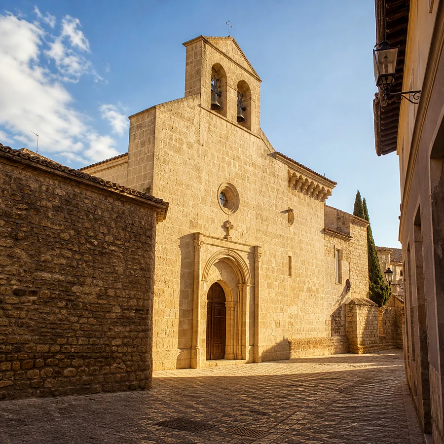 Recreación ilustrativa: Iglesia de San Andrés, posible antigua sinagoga de la Judería de Jaén