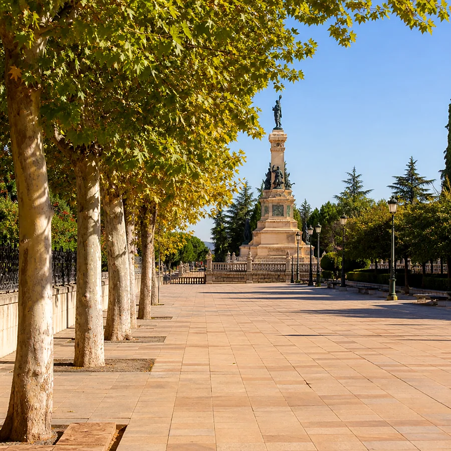 Recreación ilustrativa: Monumento a las Batallas de las Navas de Tolosa y Bailén