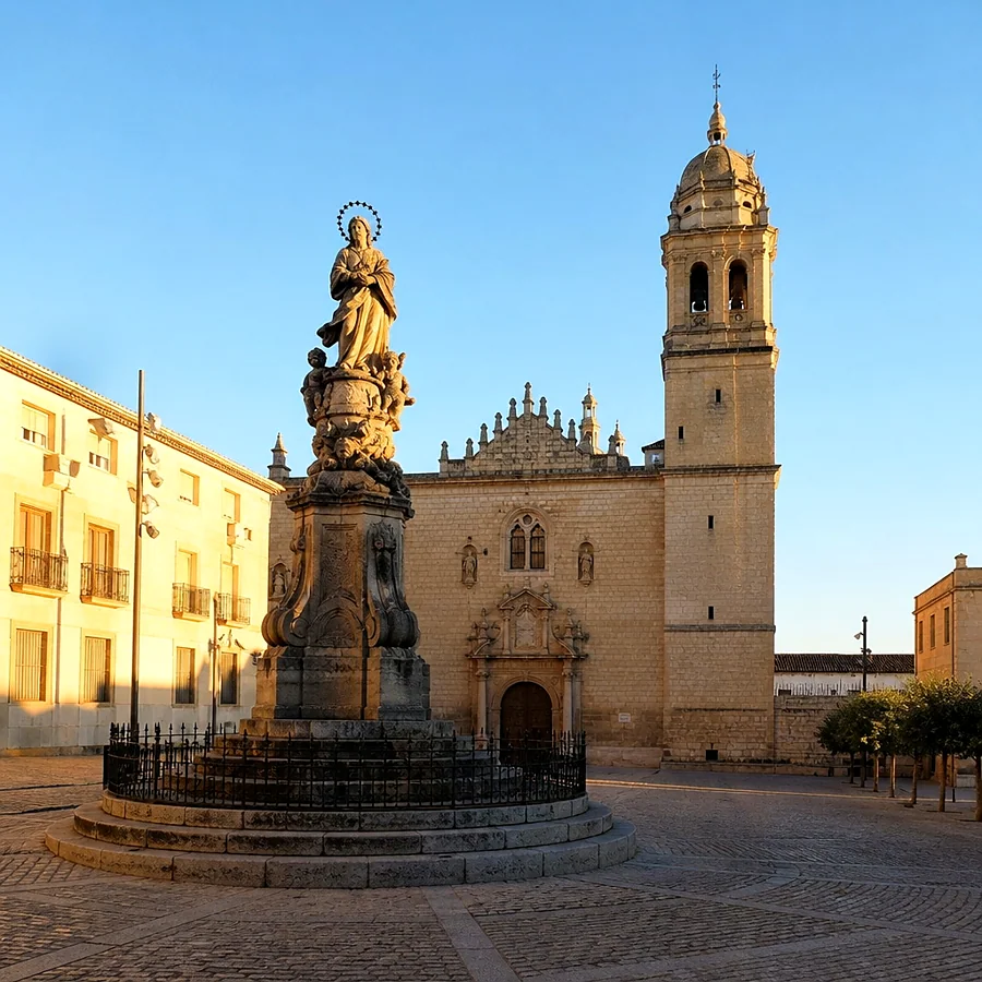 Recreación ilustrativa: Basílica Menor de San Ildefonso