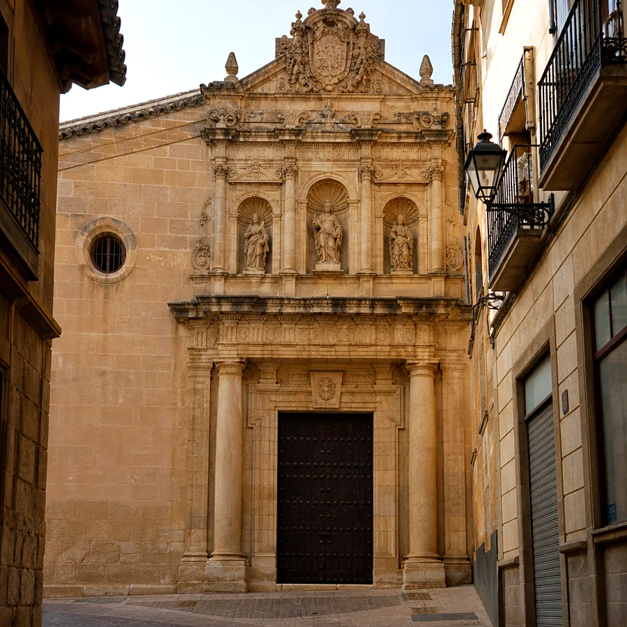 Recreación ilustrativa: Real Monasterio de Santa Catalina Mártir (antiguo Convento de Santo Domingo)