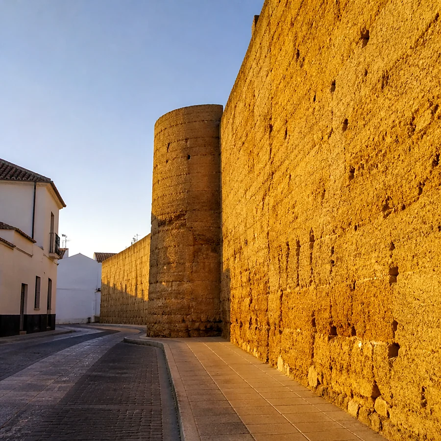 Recreación ilustrativa: Muralla medieval de Jerez