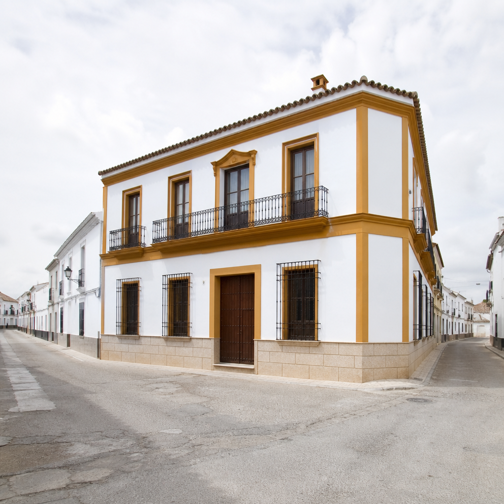 Exterior de la casa del antiguo molino en la Plaza del Duque.