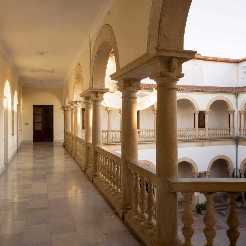 Galería expositiva del Palacio de la Real Intendencia de La Carlota